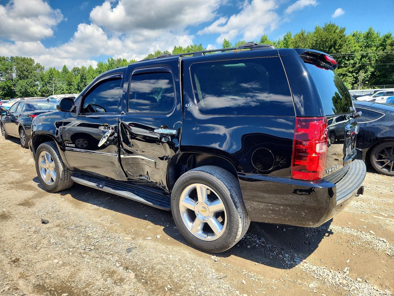 2014 Chevrolet Tahoe K1500 Ltz Black vin: 1GNSKCE07ER132339