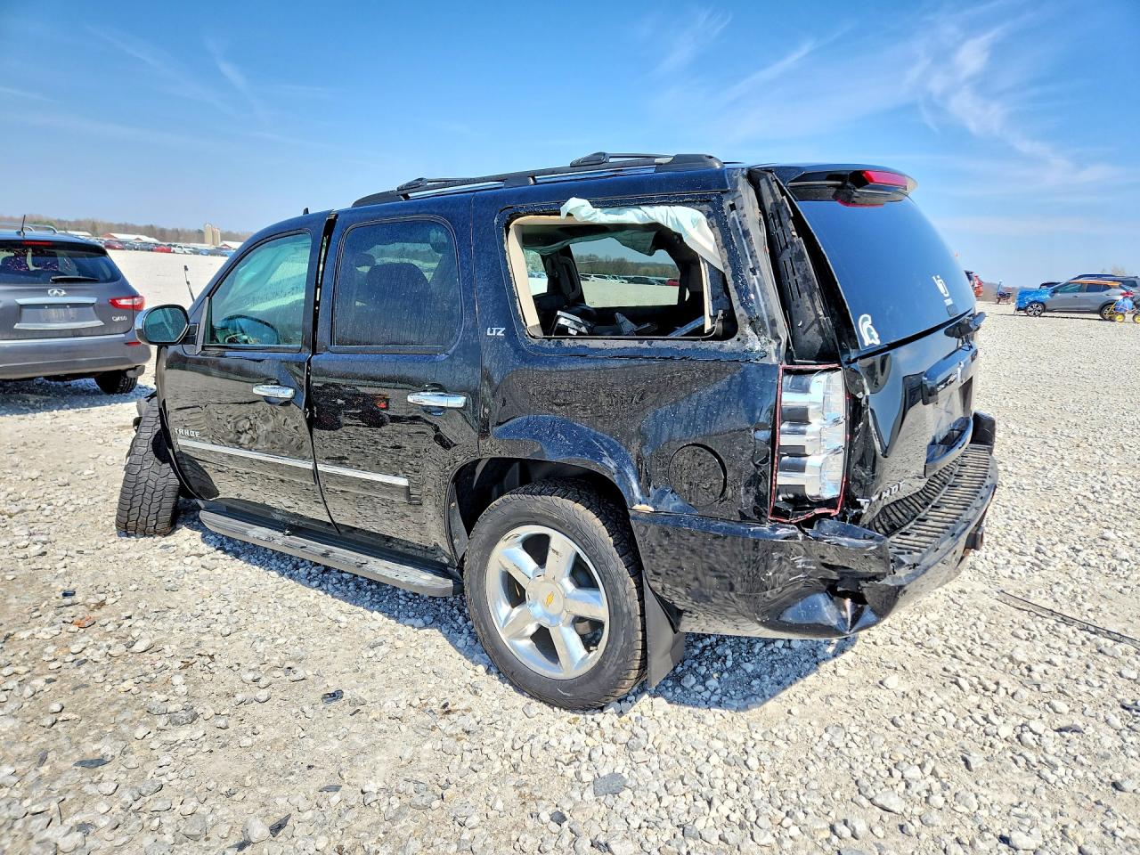 2013 Chevrolet Tahoe K1500 Ltz Black vin: 1GNSKCE09DR297999