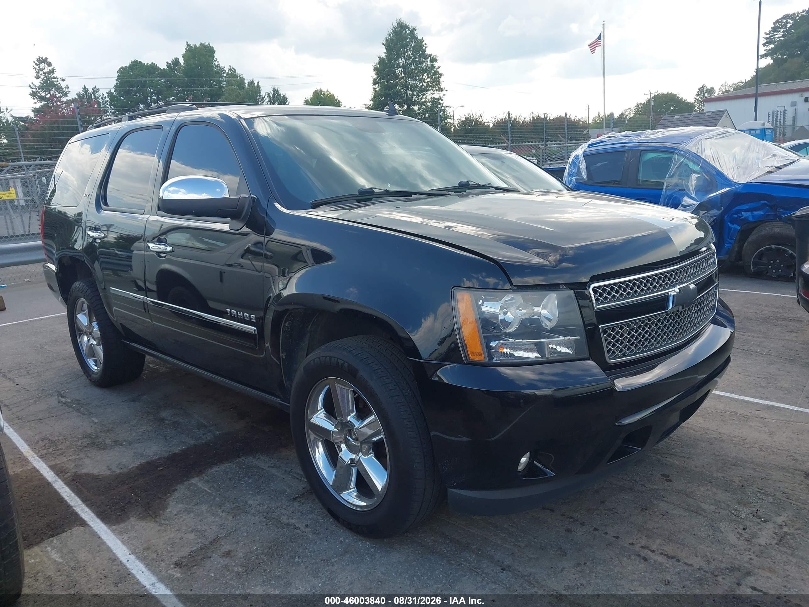 2013 Chevrolet Tahoe Ltz Black vin: 1GNSKCE0XDR130695