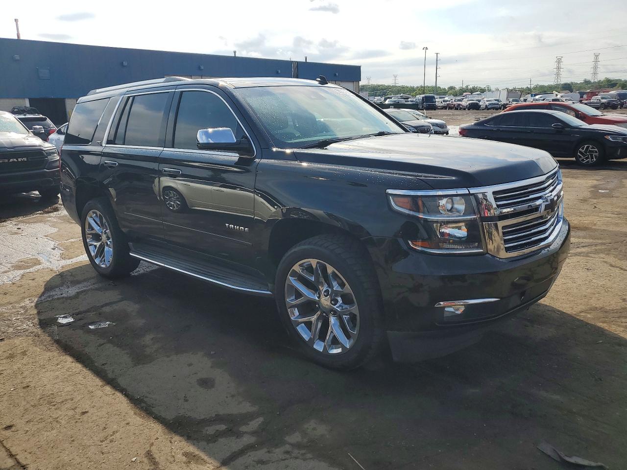 2015 Chevrolet Tahoe K1500 Ltz Black vin: 1GNSKCKC0FR104785