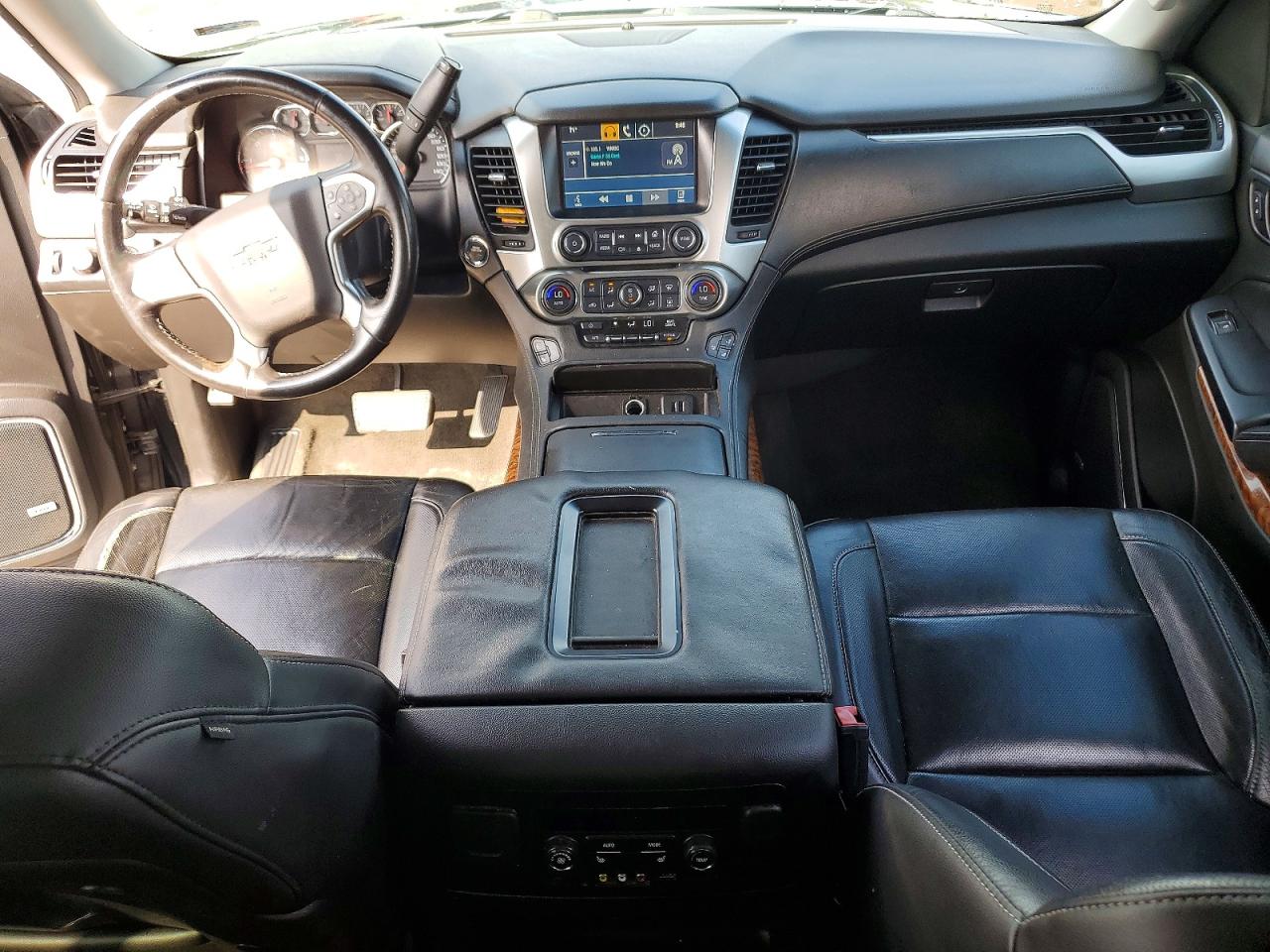 2015 Chevrolet Tahoe K1500 Ltz Black vin: 1GNSKCKC0FR104785
