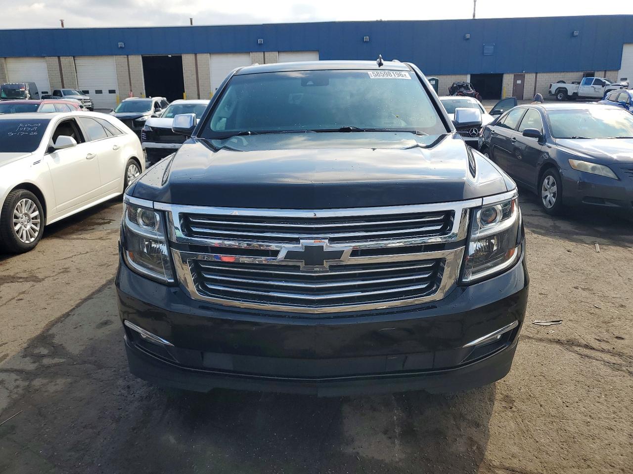 2015 Chevrolet Tahoe K1500 Ltz Black vin: 1GNSKCKC0FR104785