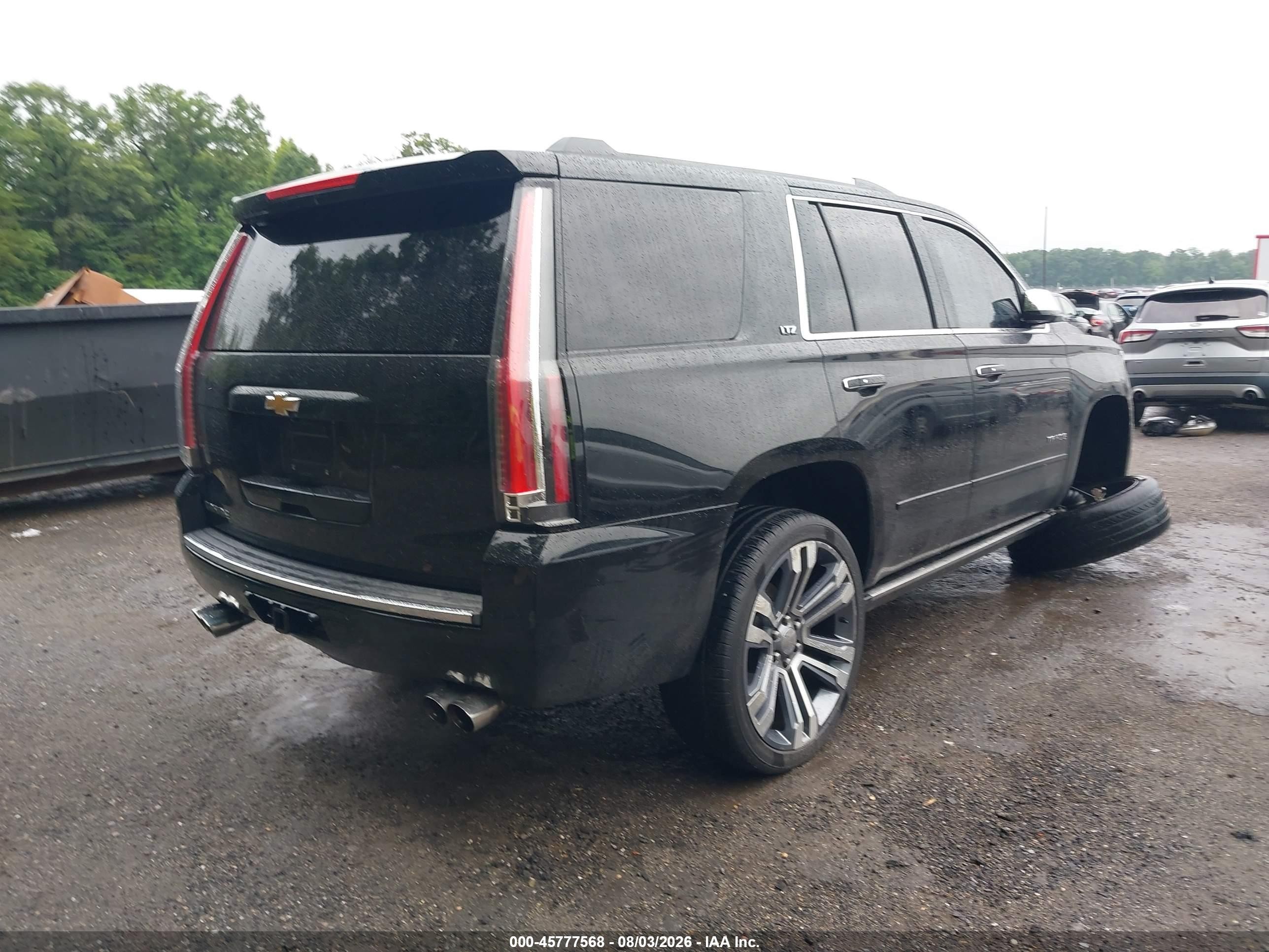 2015 Chevrolet Tahoe Ltz Черный vin: 1GNSKCKC0FR105774