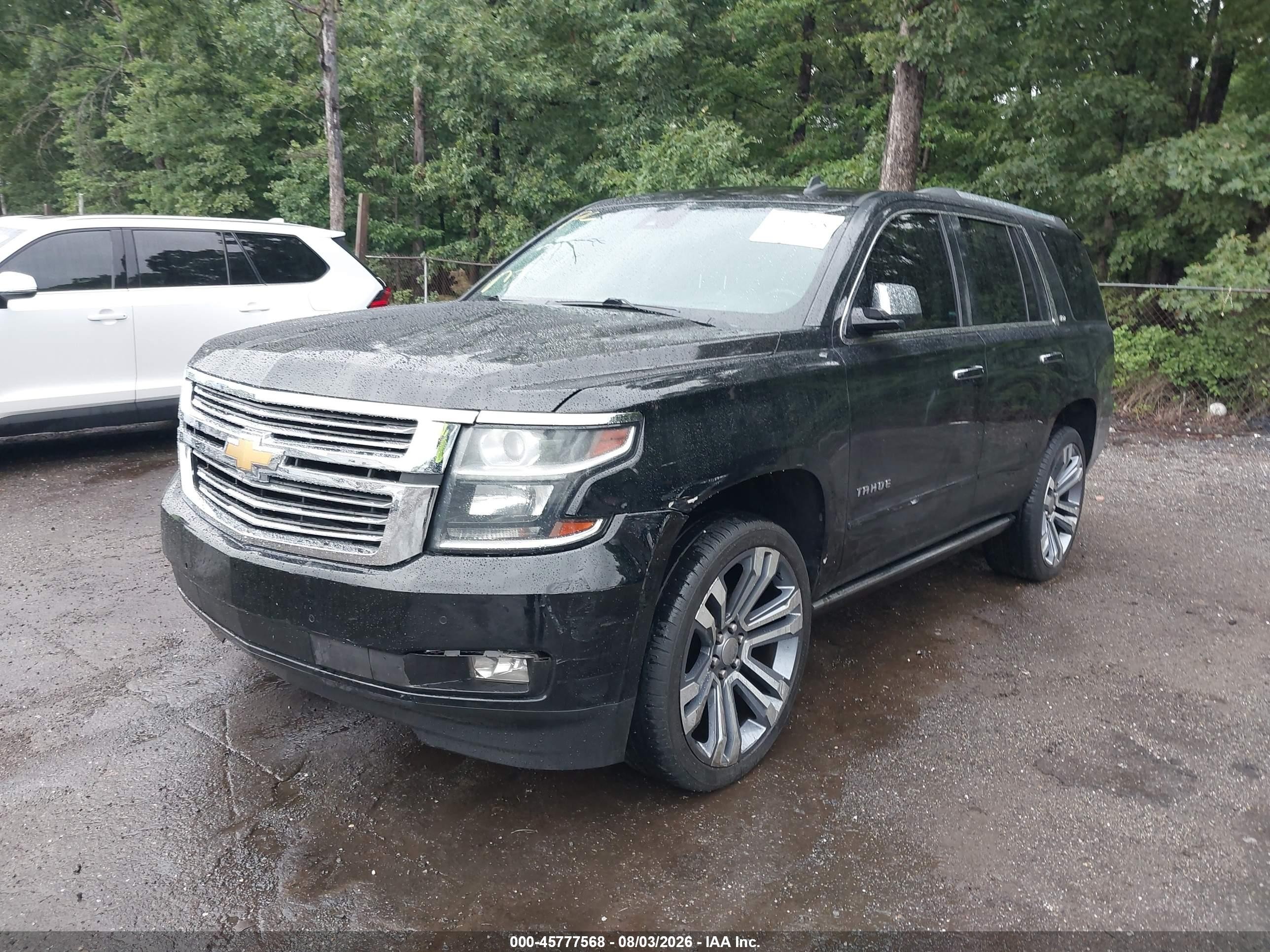 2015 Chevrolet Tahoe Ltz Черный vin: 1GNSKCKC0FR105774
