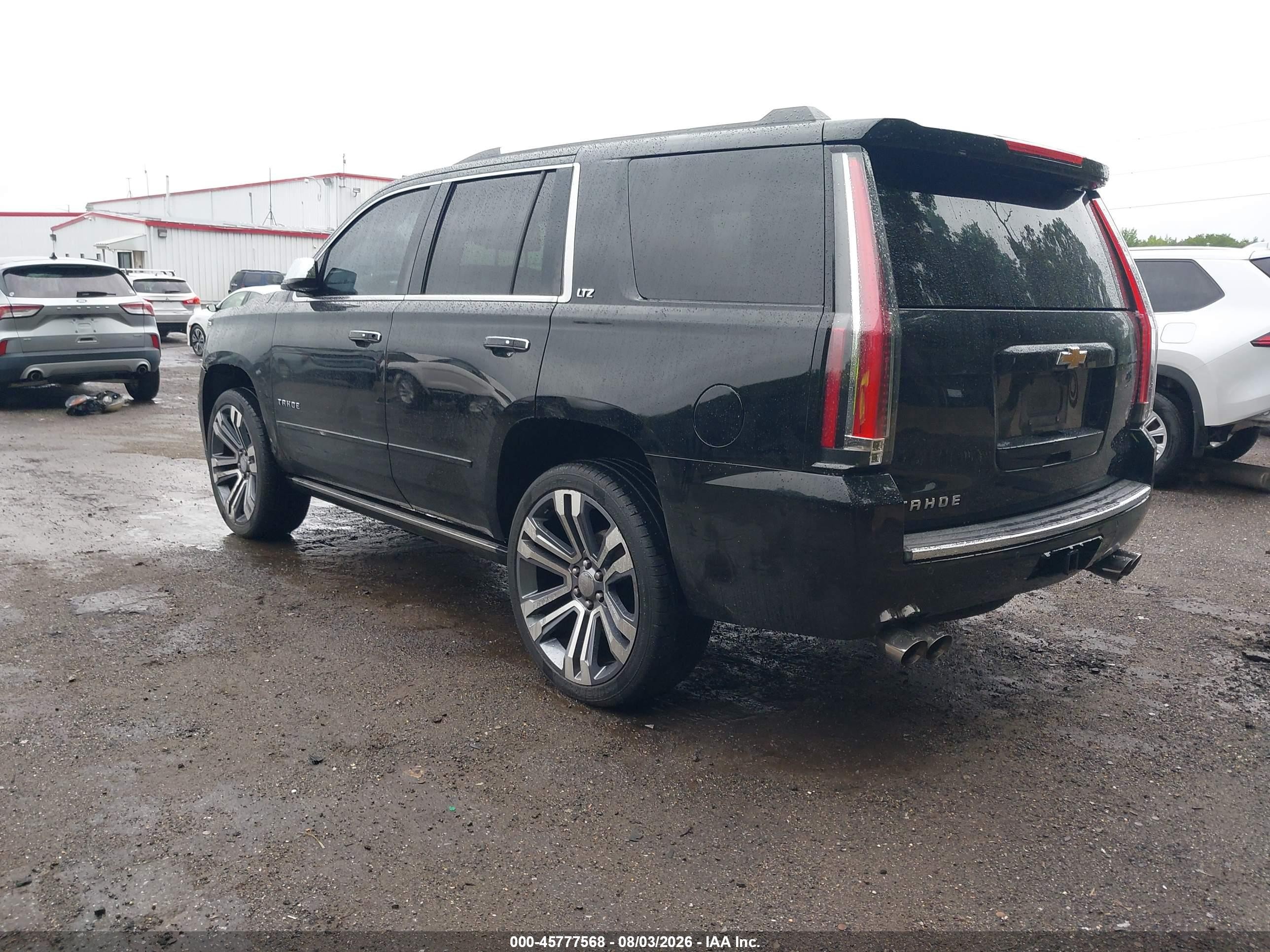 2015 Chevrolet Tahoe Ltz Черный vin: 1GNSKCKC0FR105774