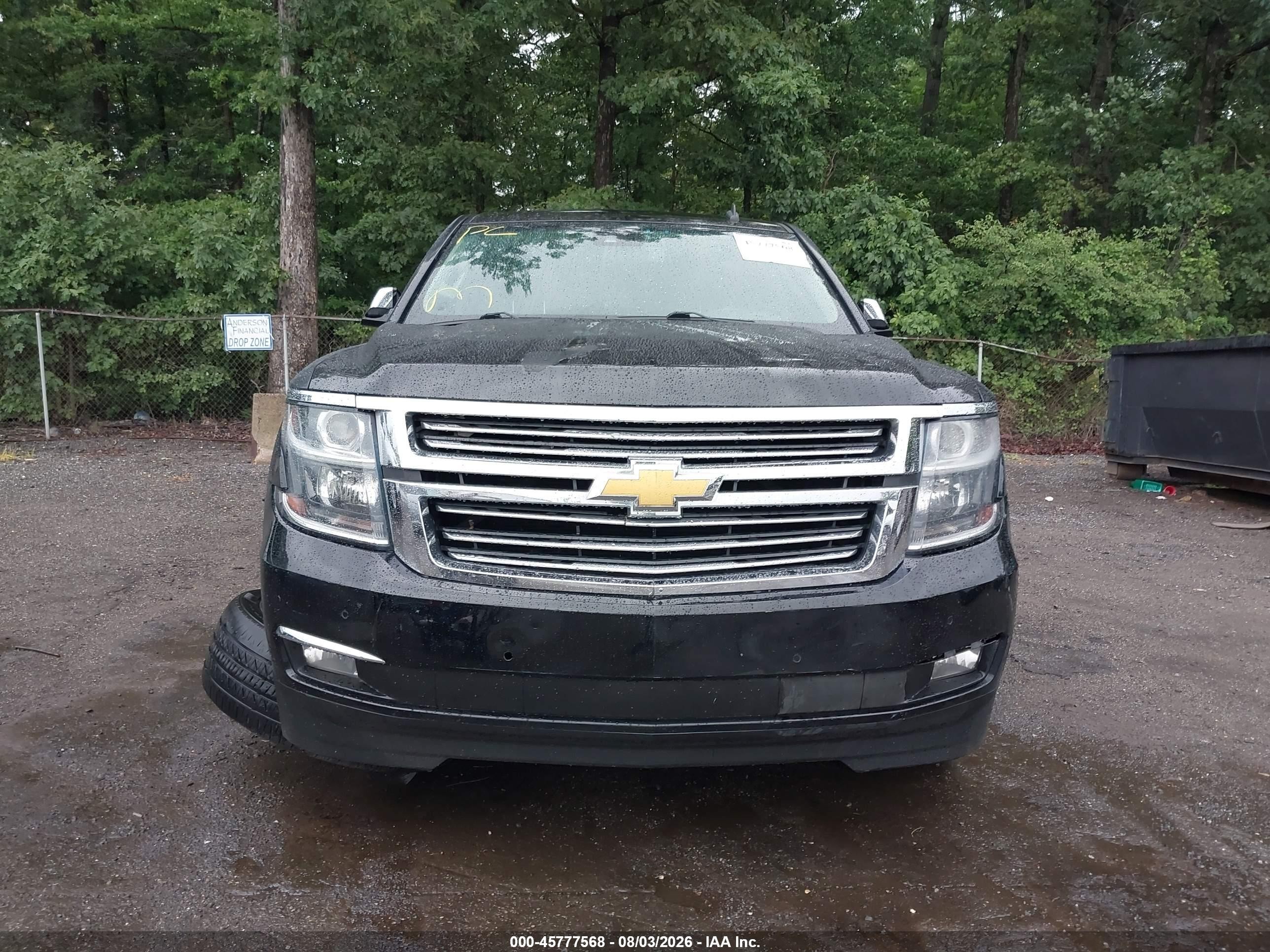 2015 Chevrolet Tahoe Ltz Черный vin: 1GNSKCKC0FR105774