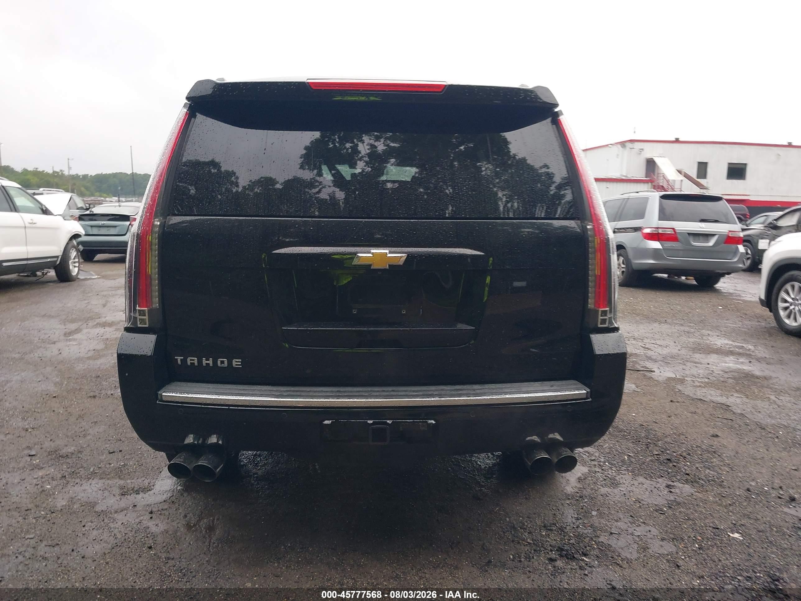 2015 Chevrolet Tahoe Ltz Черный vin: 1GNSKCKC0FR105774