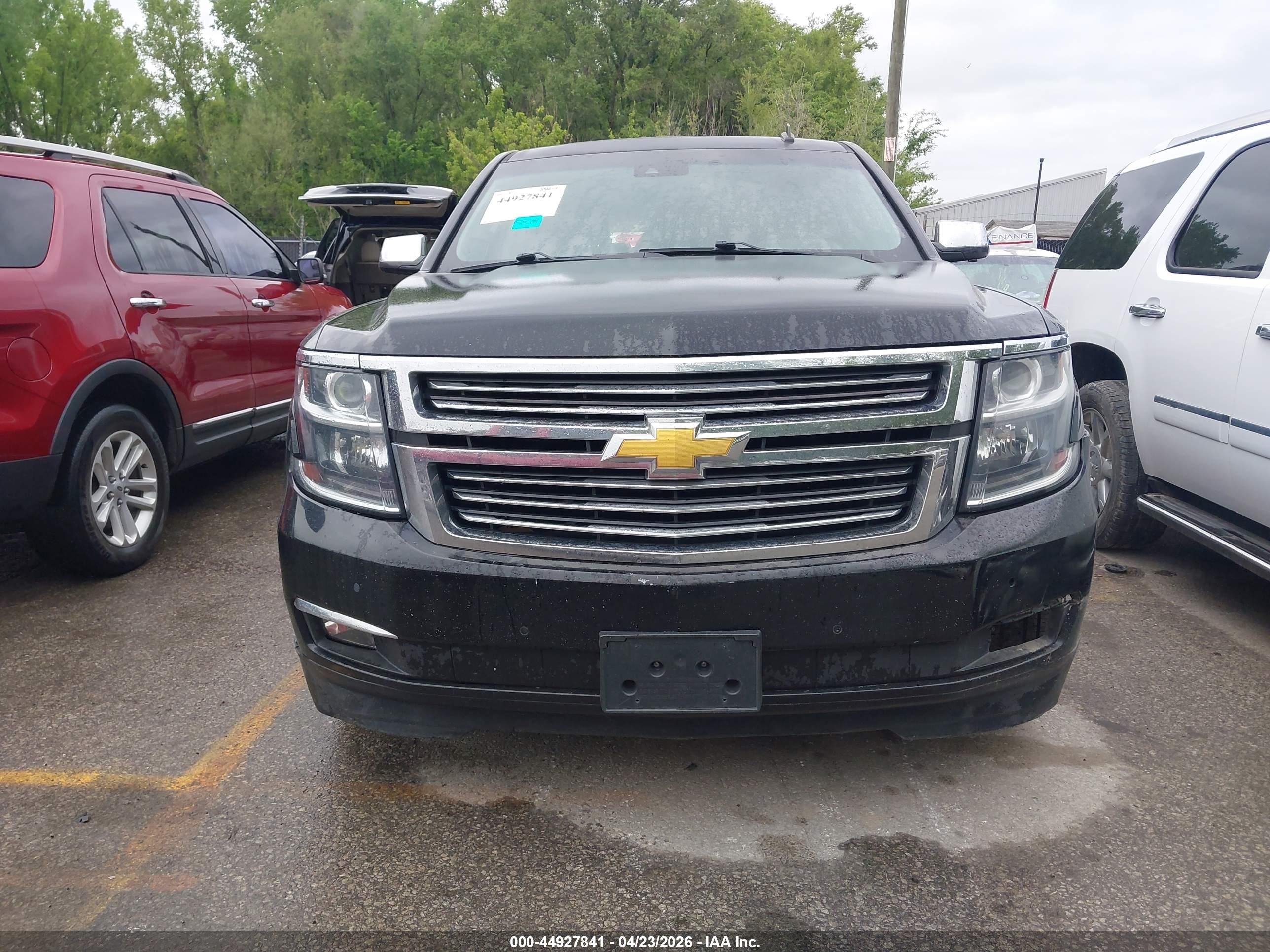 2015 Chevrolet Tahoe Ltz Black vin: 1GNSKCKC0FR201257