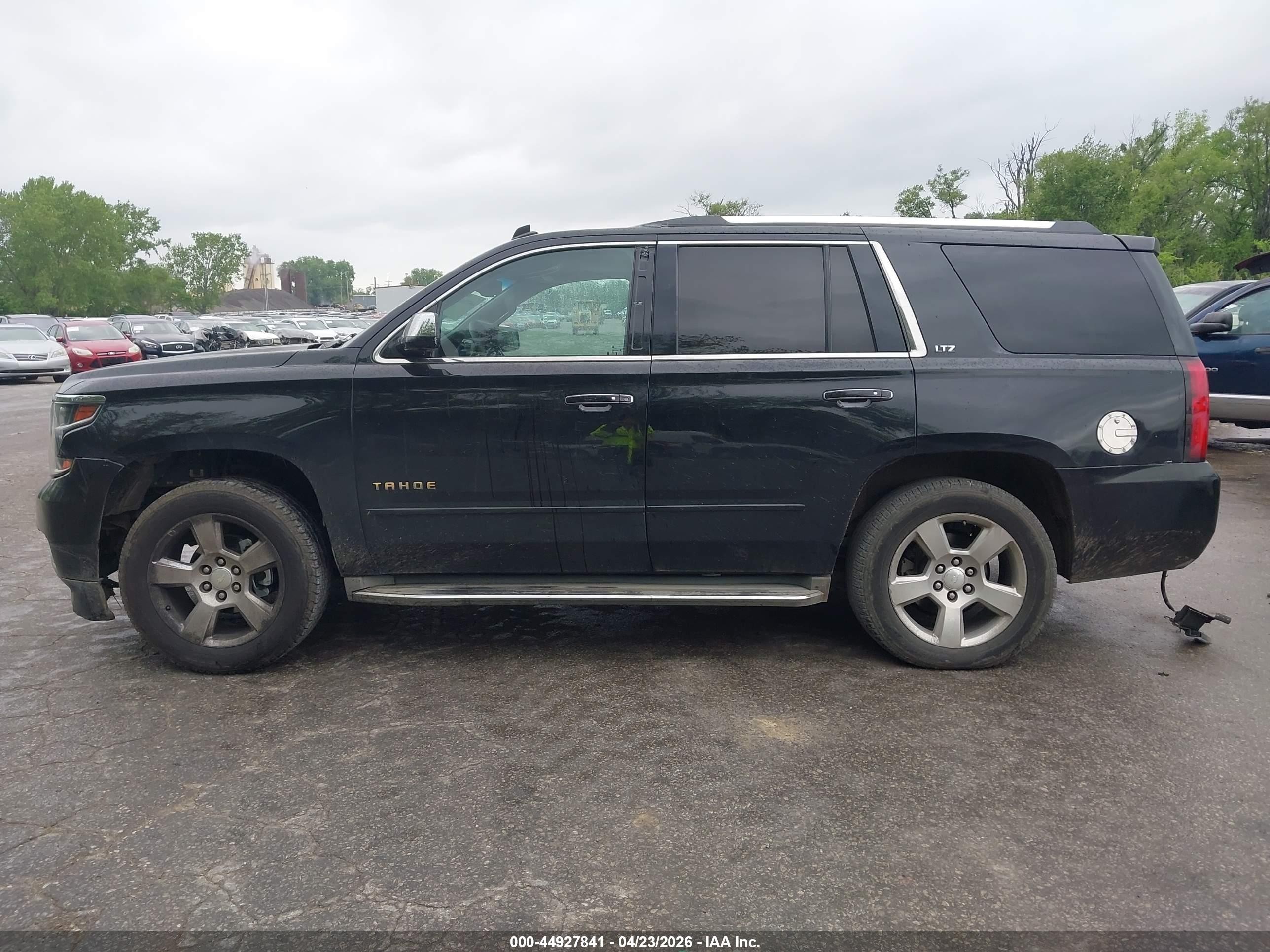 2015 Chevrolet Tahoe Ltz Black vin: 1GNSKCKC0FR201257