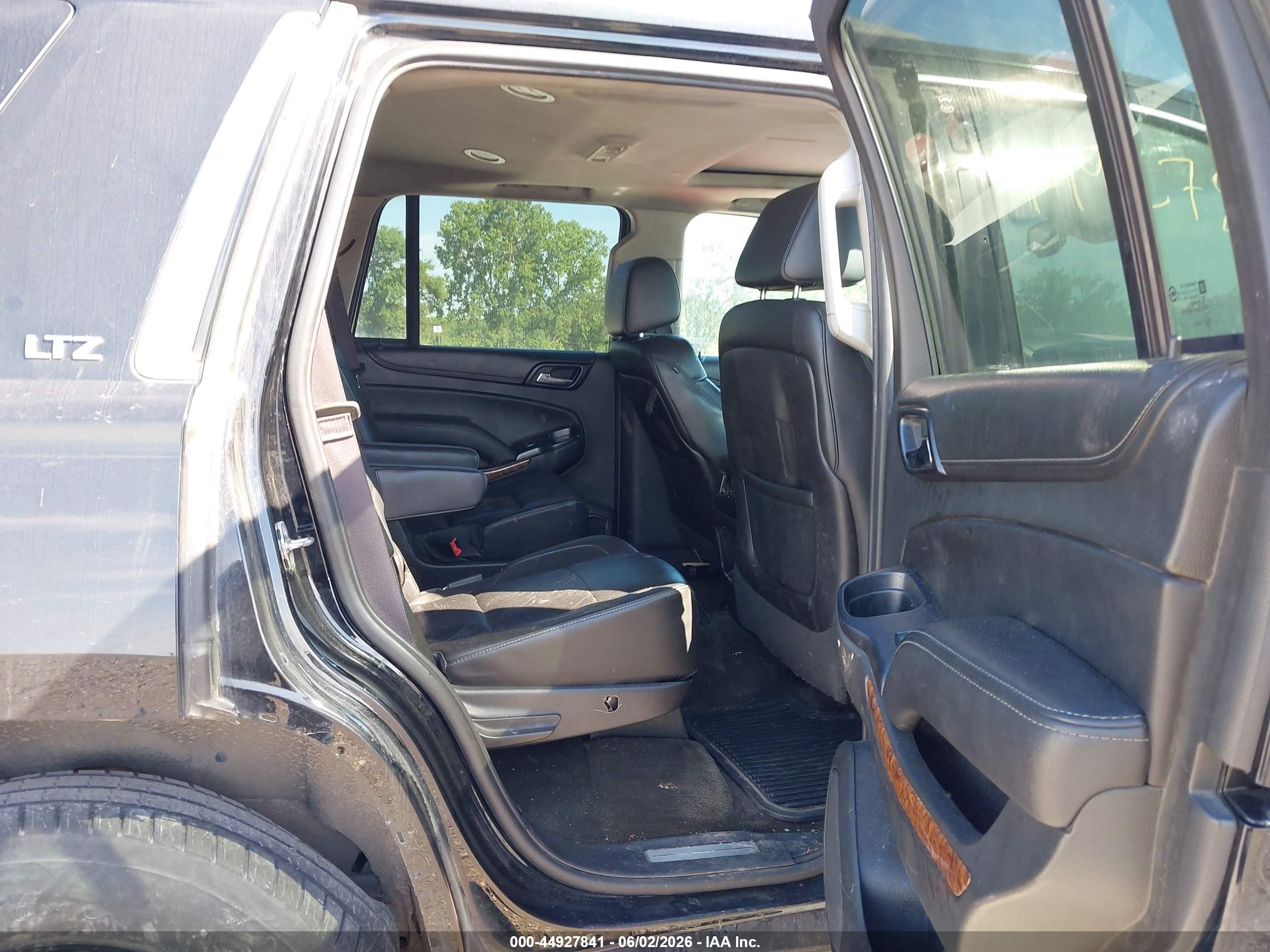 2015 Chevrolet Tahoe Ltz Black vin: 1GNSKCKC0FR201257