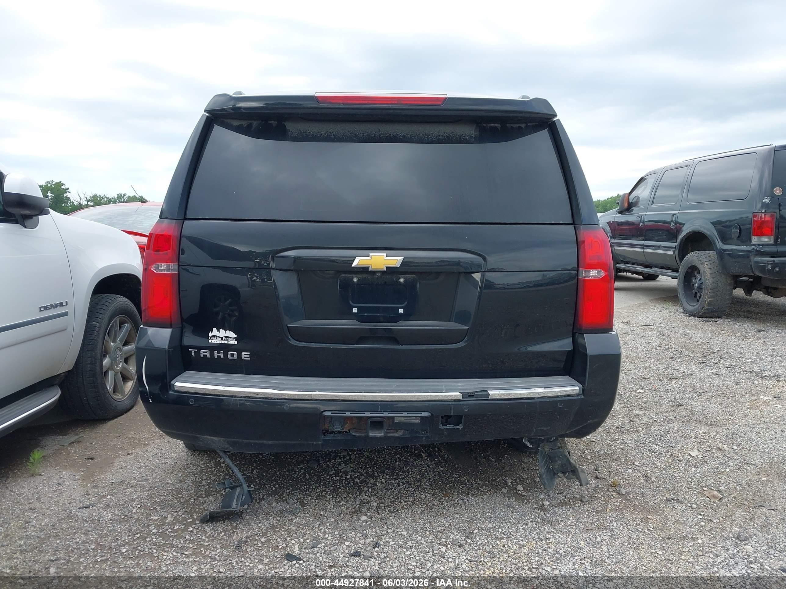 2015 Chevrolet Tahoe Ltz Black vin: 1GNSKCKC0FR201257