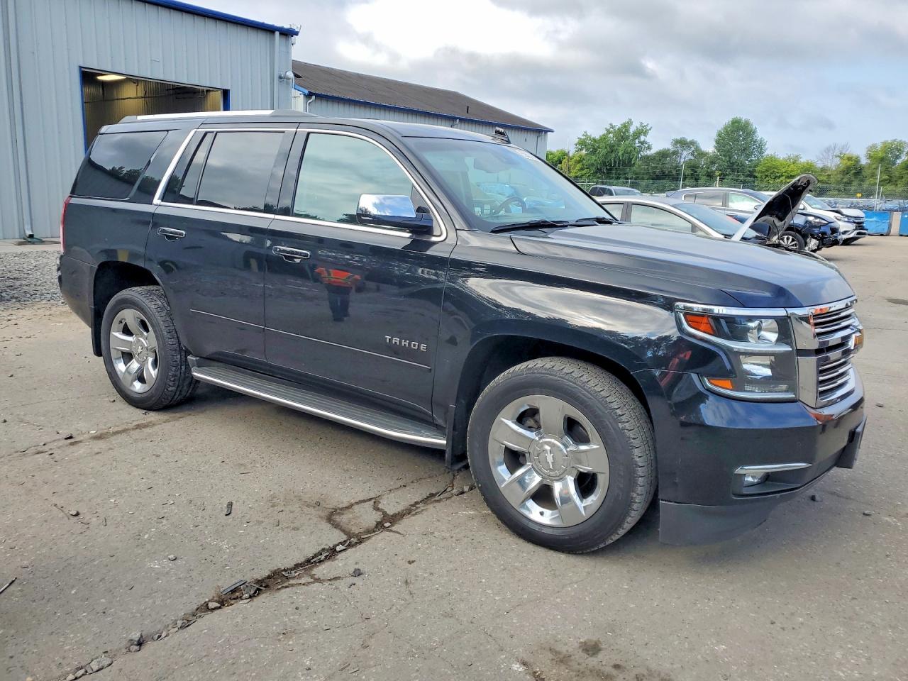 2015 Chevrolet Tahoe K1500 Ltz Black vin: 1GNSKCKC0FR686189