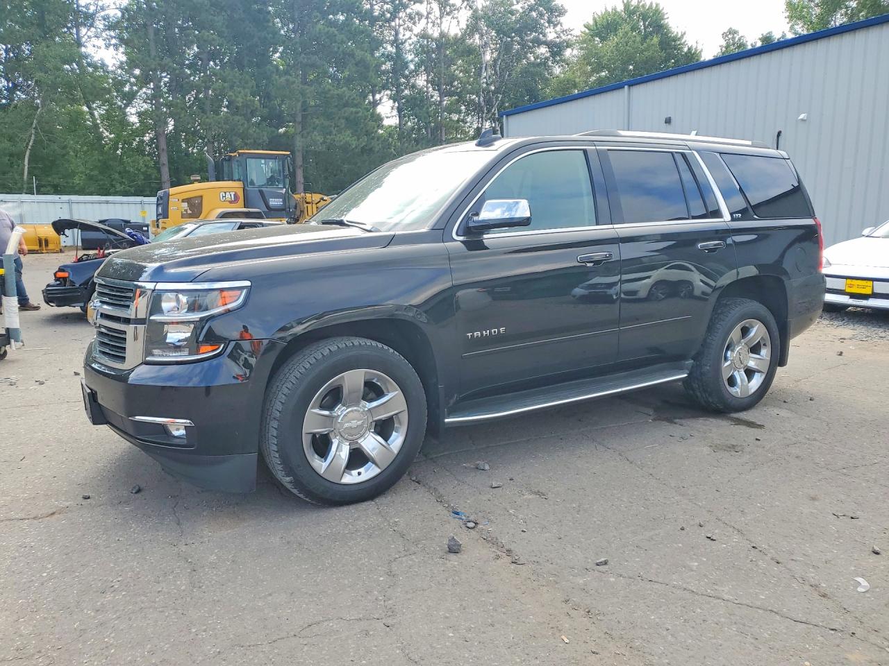 2015 Chevrolet Tahoe K1500 Ltz Black vin: 1GNSKCKC0FR686189