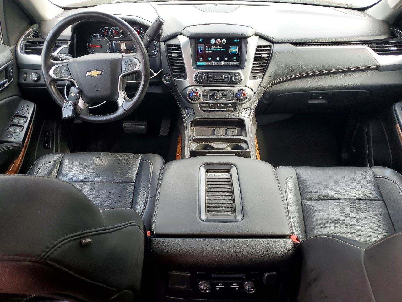 2015 Chevrolet Tahoe K1500 Ltz Black vin: 1GNSKCKC0FR686189