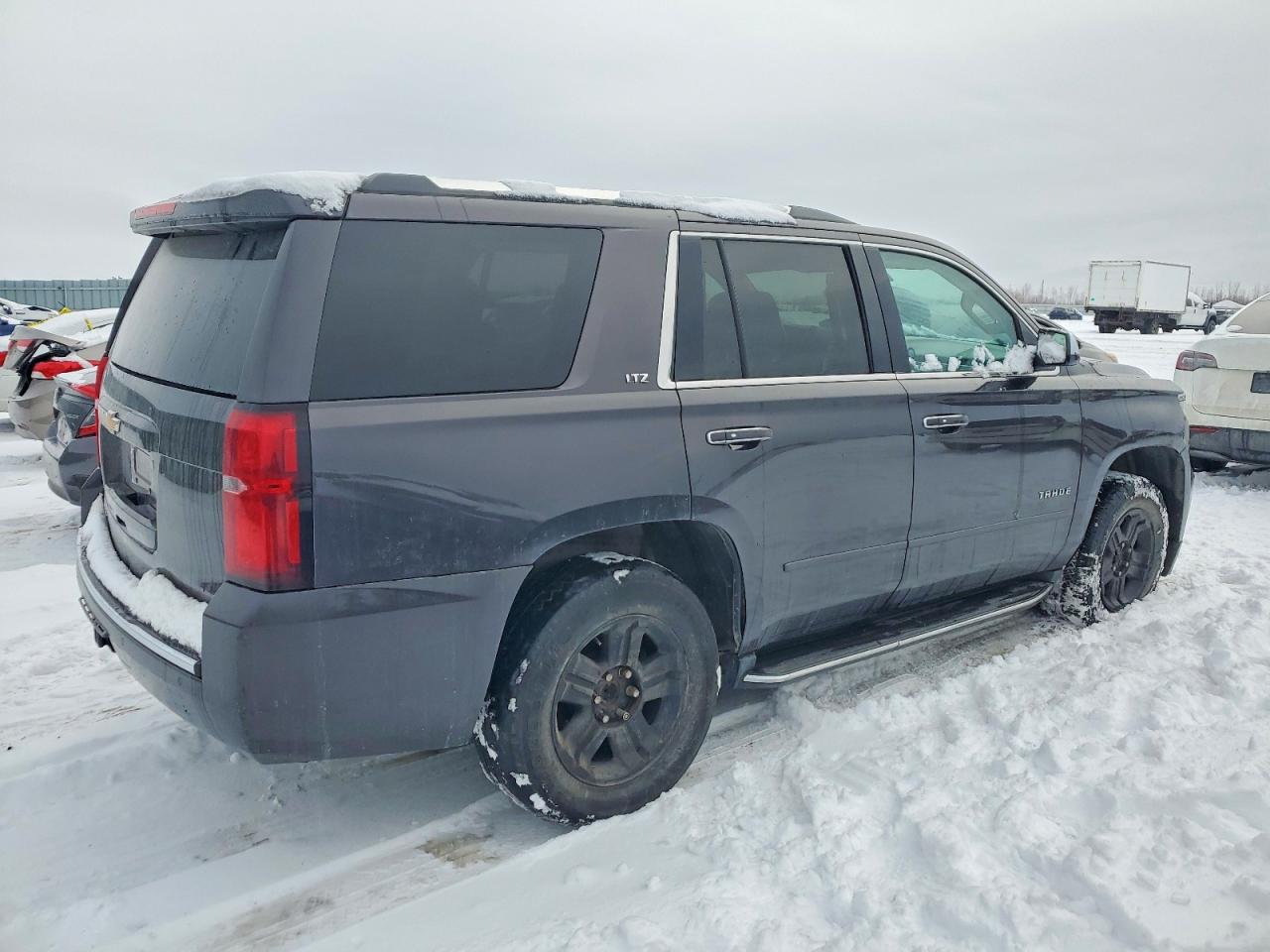 2015 Chevrolet Tahoe K1500 Ltz Charcoal vin: 1GNSKCKC0FR697242