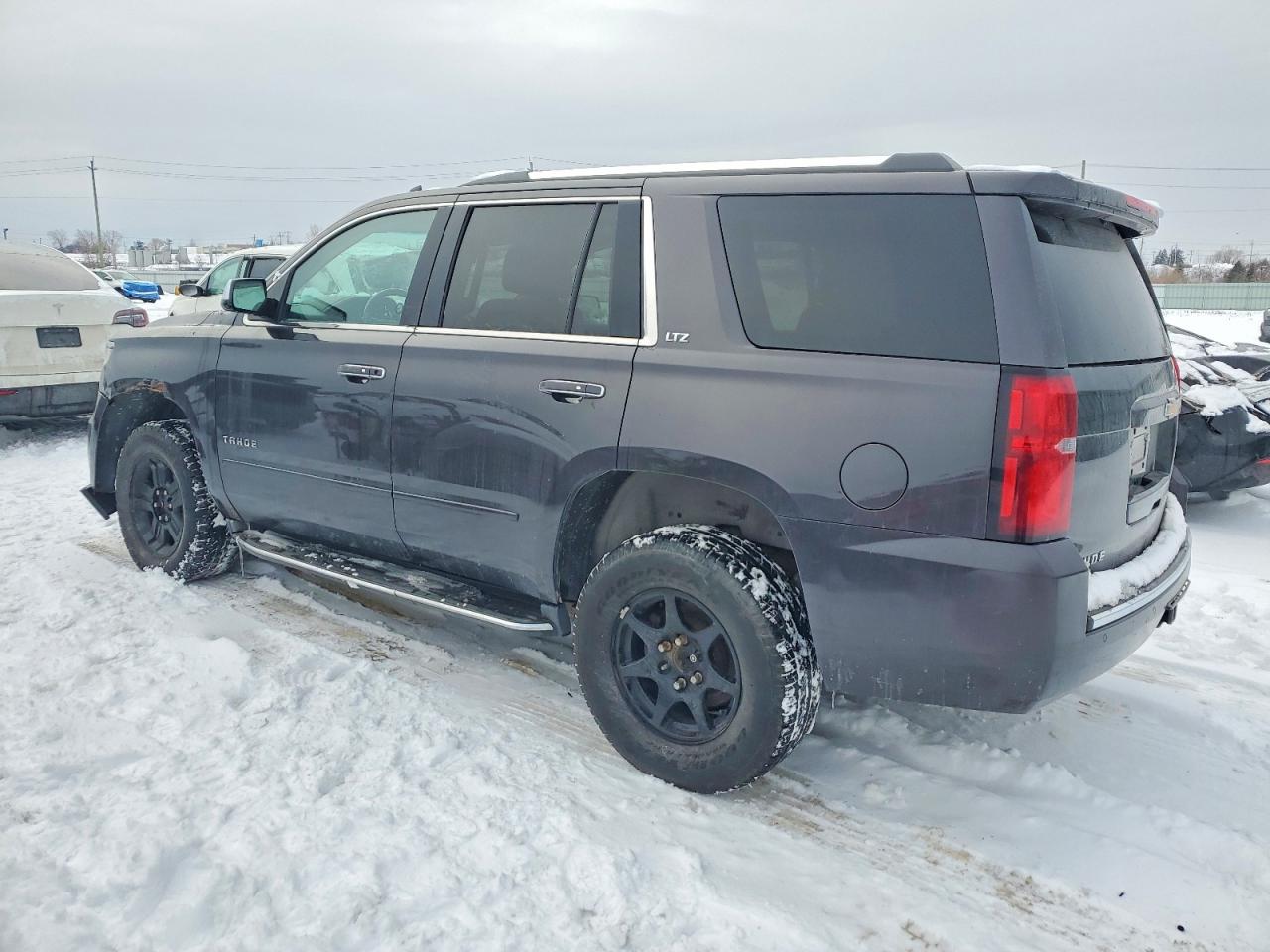 2015 Chevrolet Tahoe K1500 Ltz Charcoal vin: 1GNSKCKC0FR697242