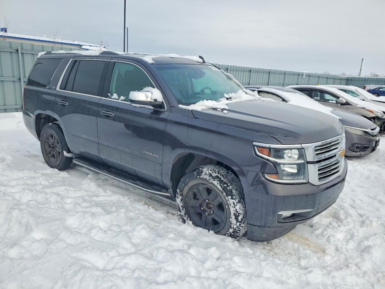 2015 Chevrolet Tahoe K1500 Ltz Charcoal vin: 1GNSKCKC0FR697242