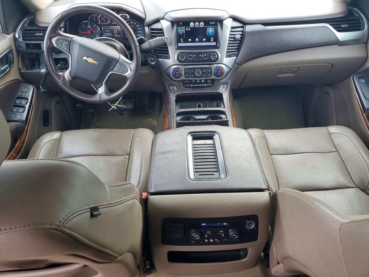 2015 Chevrolet Tahoe K1500 Ltz Charcoal vin: 1GNSKCKC0FR697242