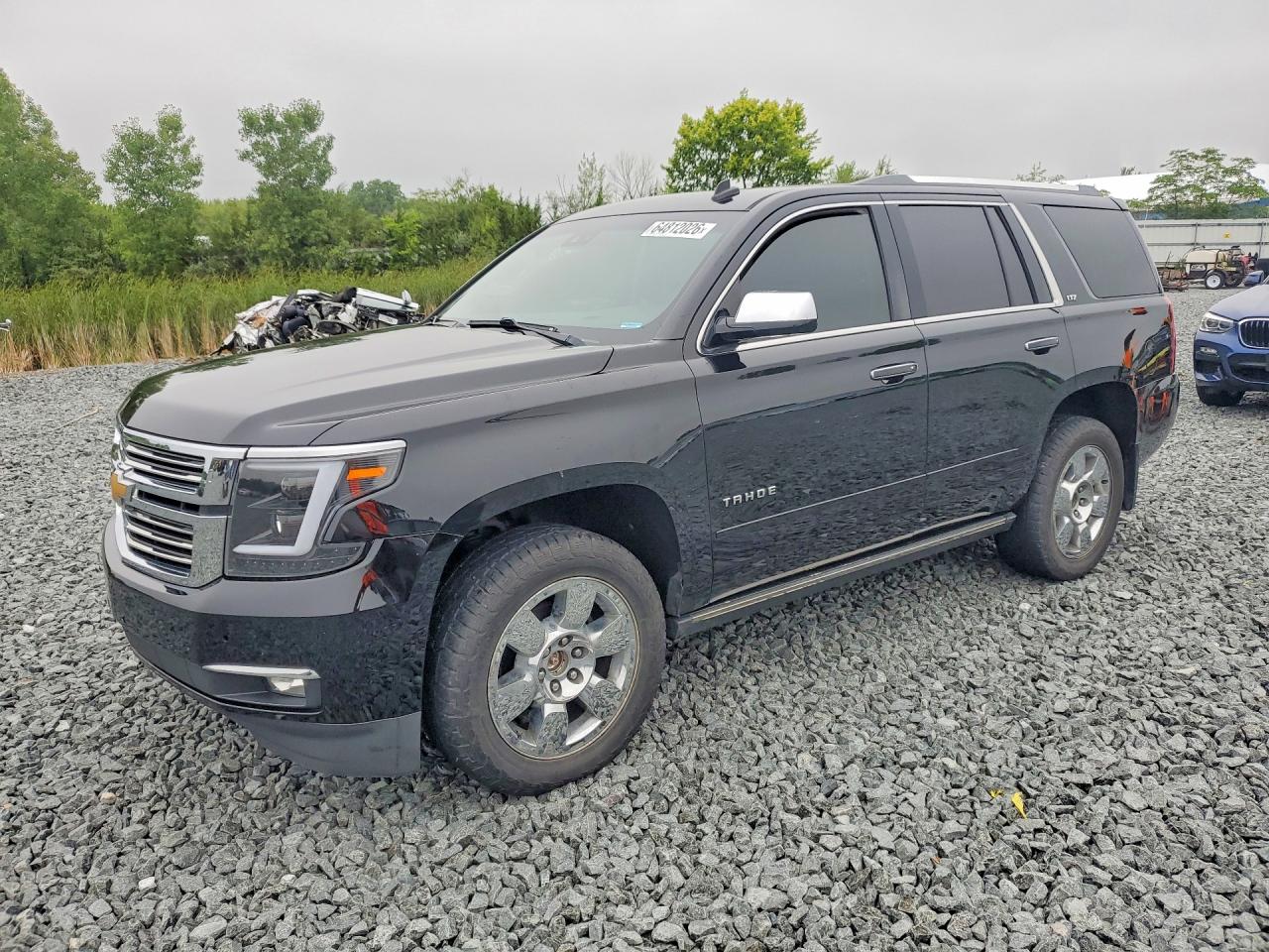 2015 Chevrolet Tahoe K1500 Ltz Black vin: 1GNSKCKC1FR105427