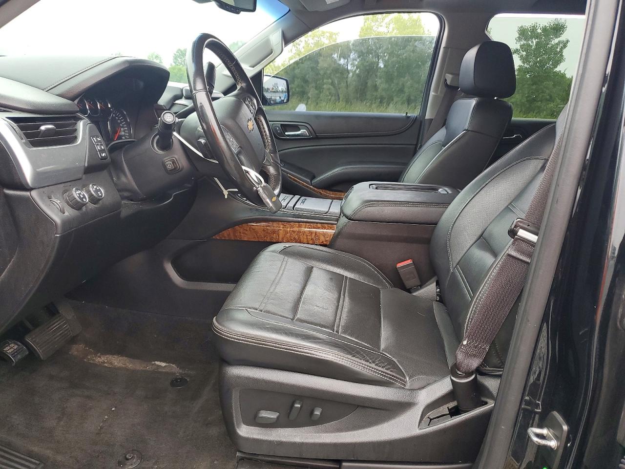 2015 Chevrolet Tahoe K1500 Ltz Black vin: 1GNSKCKC1FR105427