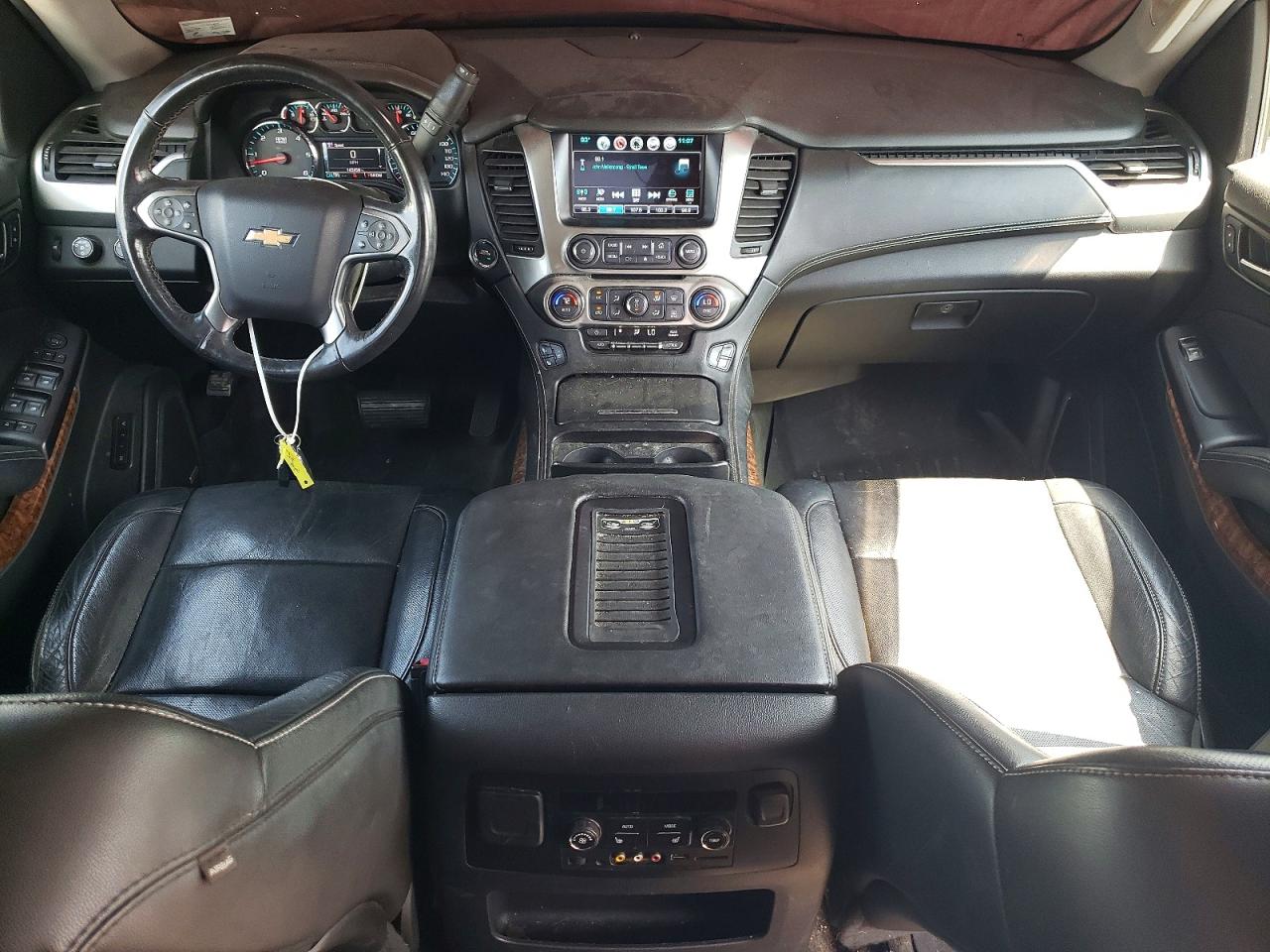 2015 Chevrolet Tahoe K1500 Ltz Silver vin: 1GNSKCKC1FR523888
