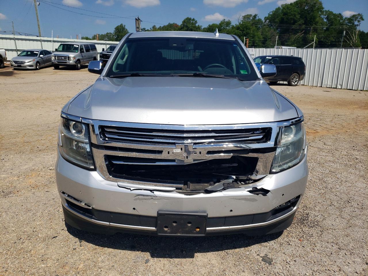 2015 Chevrolet Tahoe K1500 Ltz Silver vin: 1GNSKCKC1FR523888