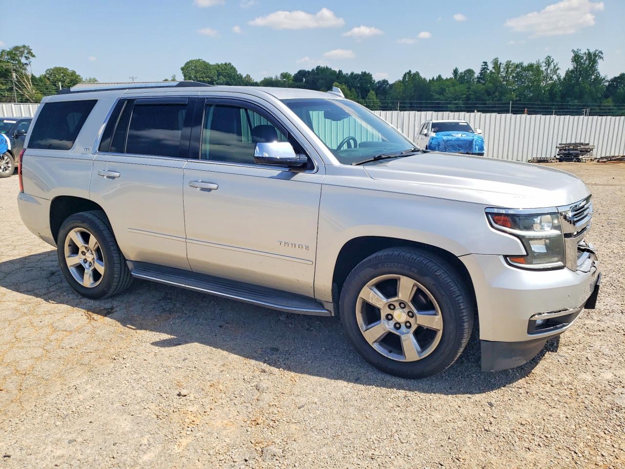 2015 Chevrolet Tahoe K1500 Ltz Silver vin: 1GNSKCKC1FR523888