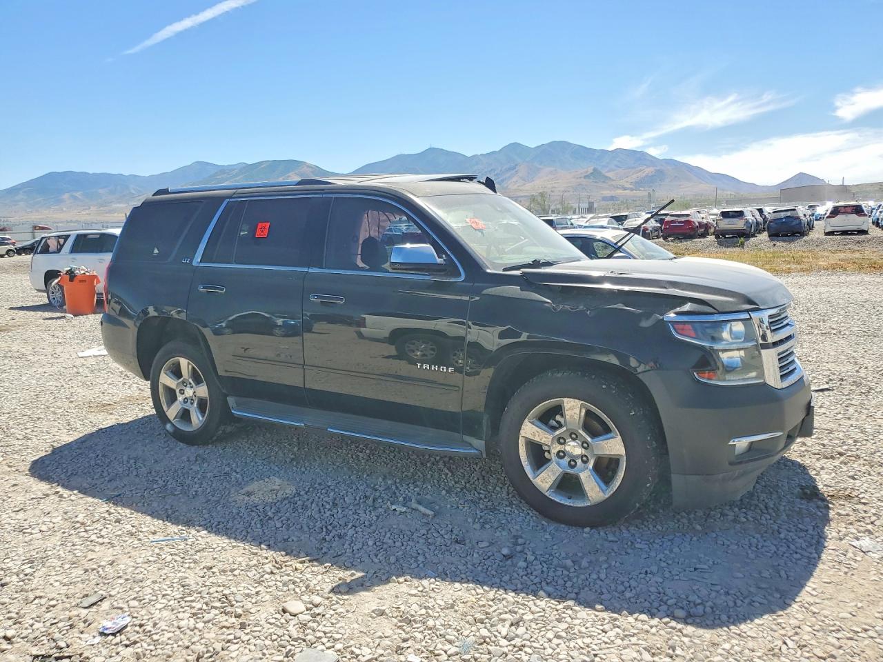2015 Chevrolet Tahoe K1500 Ltz Black vin: 1GNSKCKC1FR547074