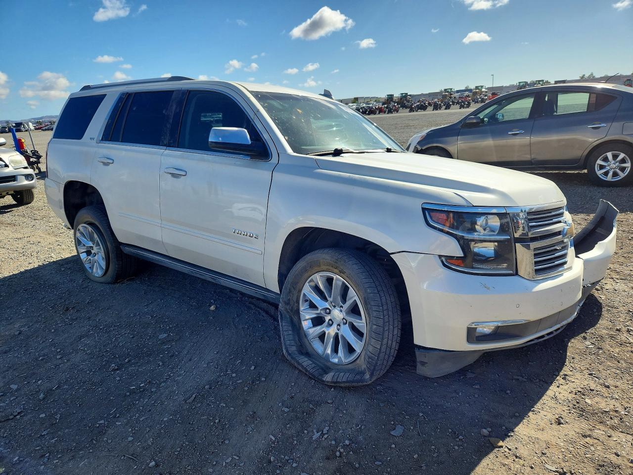 2015 Chevrolet Tahoe K1500 Ltz Beige vin: 1GNSKCKC1FR591706