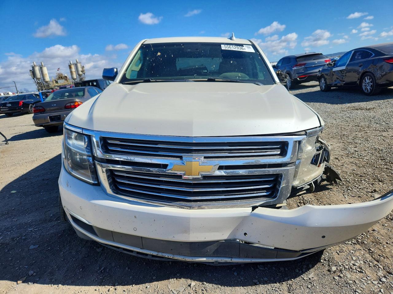2015 Chevrolet Tahoe K1500 Ltz Beige vin: 1GNSKCKC1FR591706