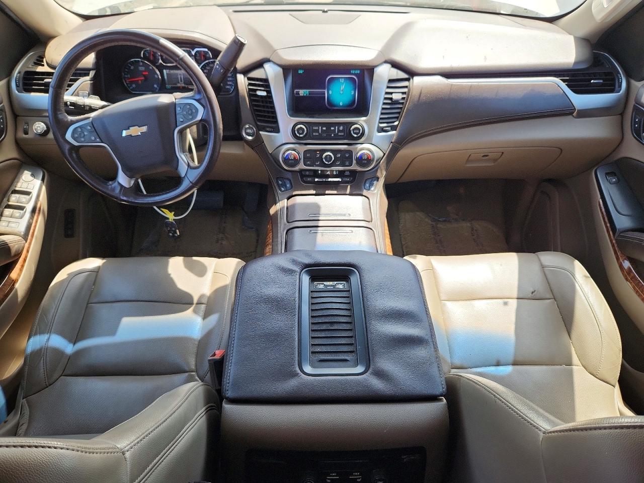 2015 Chevrolet Tahoe K1500 Ltz Beige vin: 1GNSKCKC1FR591706