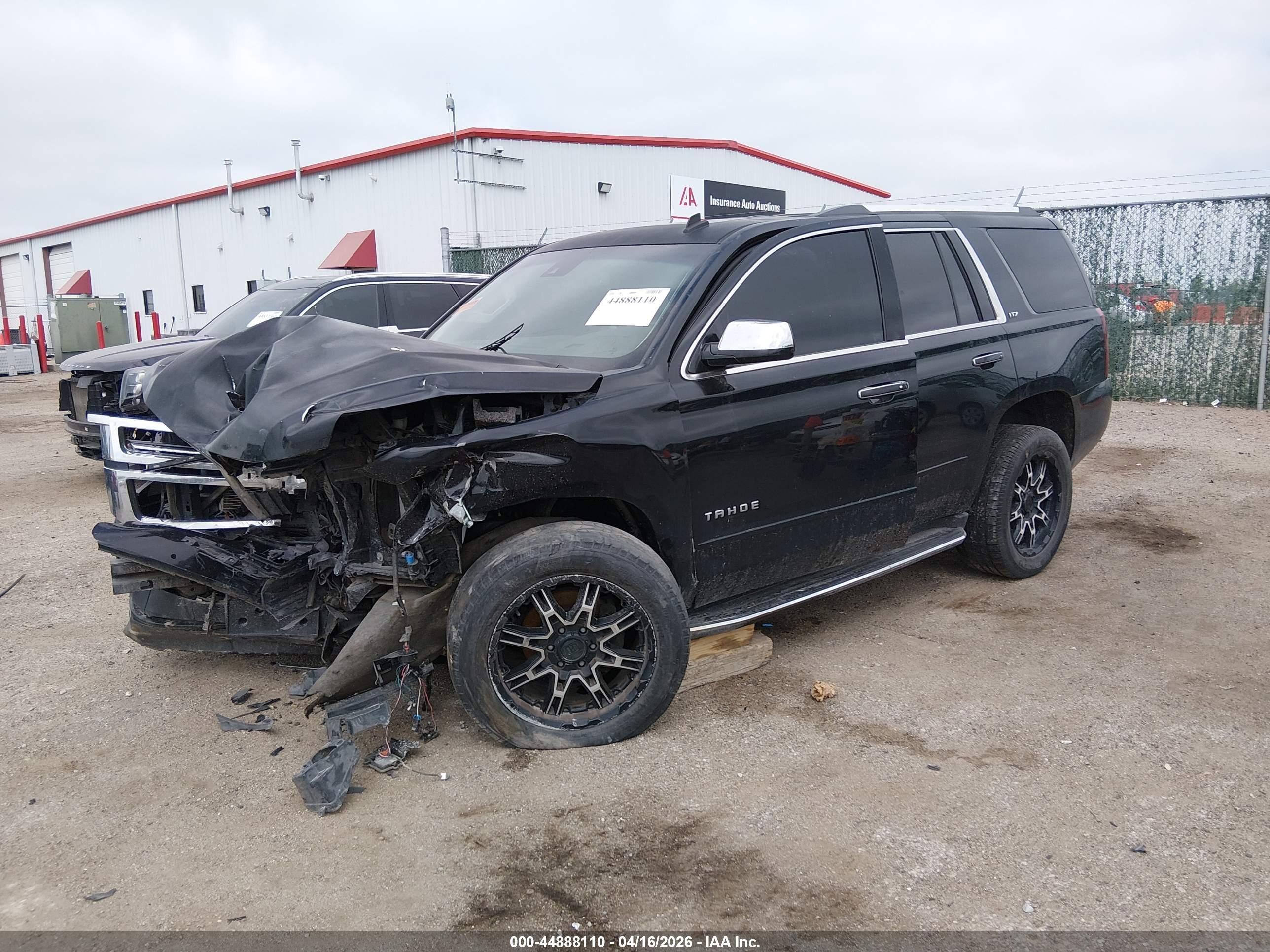 2015 Chevrolet Tahoe Ltz Black vin: 1GNSKCKC2FR239086