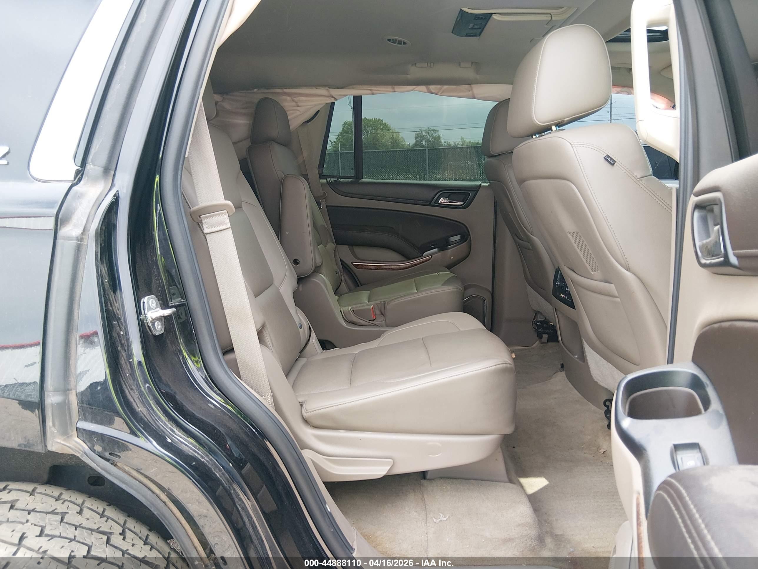 2015 Chevrolet Tahoe Ltz Black vin: 1GNSKCKC2FR239086