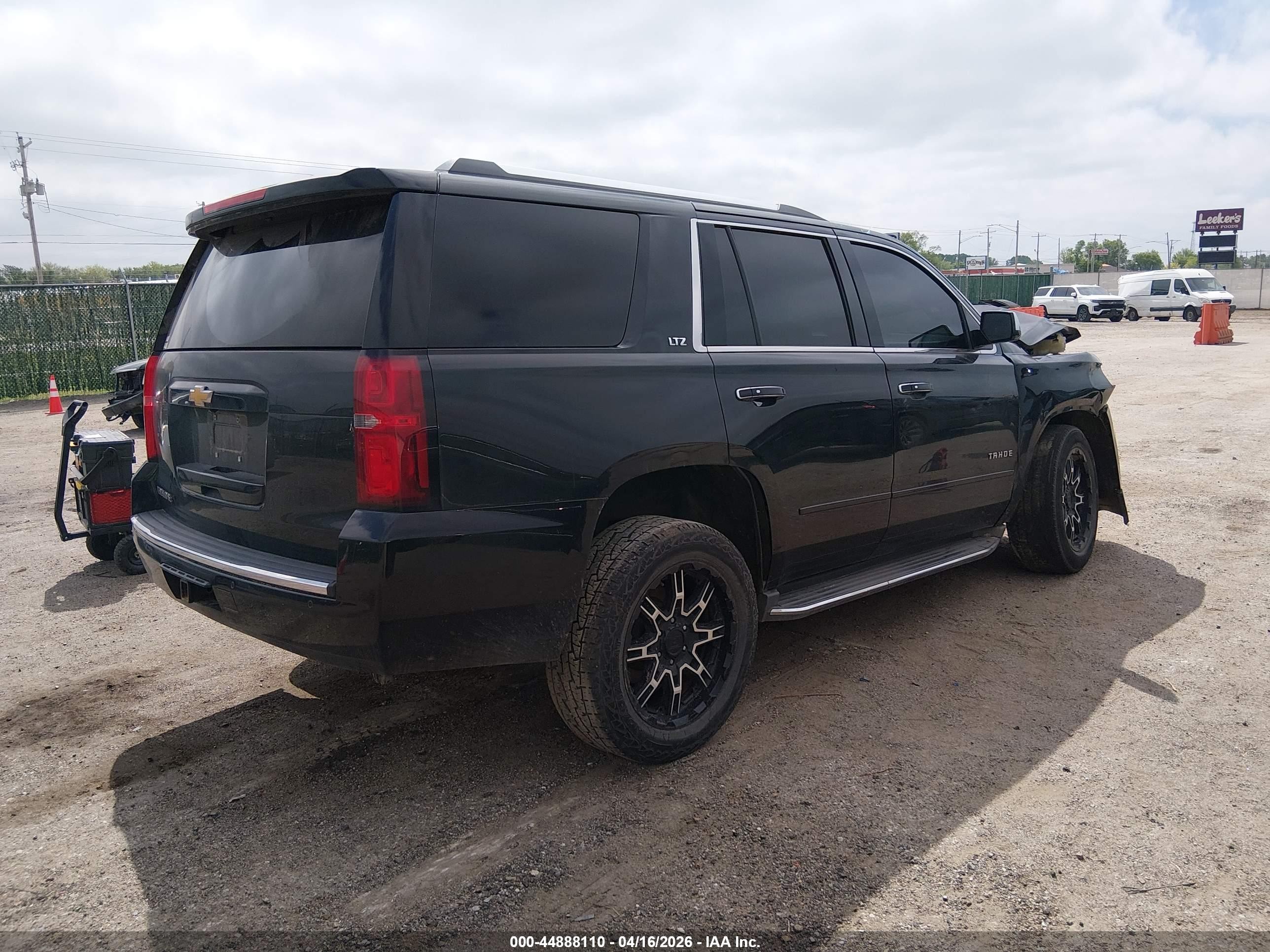 2015 Chevrolet Tahoe Ltz Black vin: 1GNSKCKC2FR239086