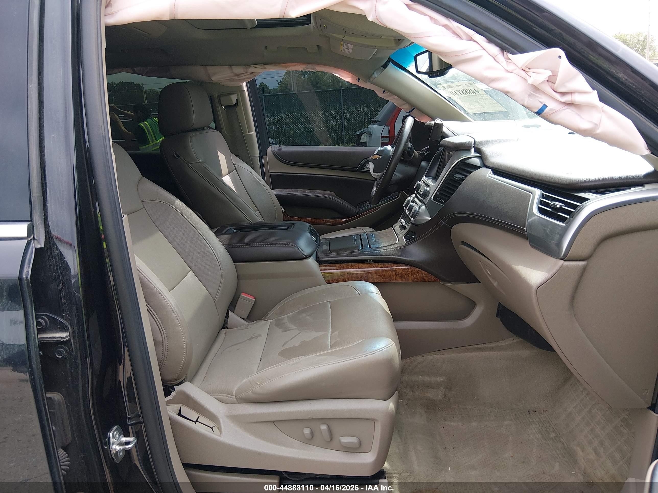 2015 Chevrolet Tahoe Ltz Black vin: 1GNSKCKC2FR239086