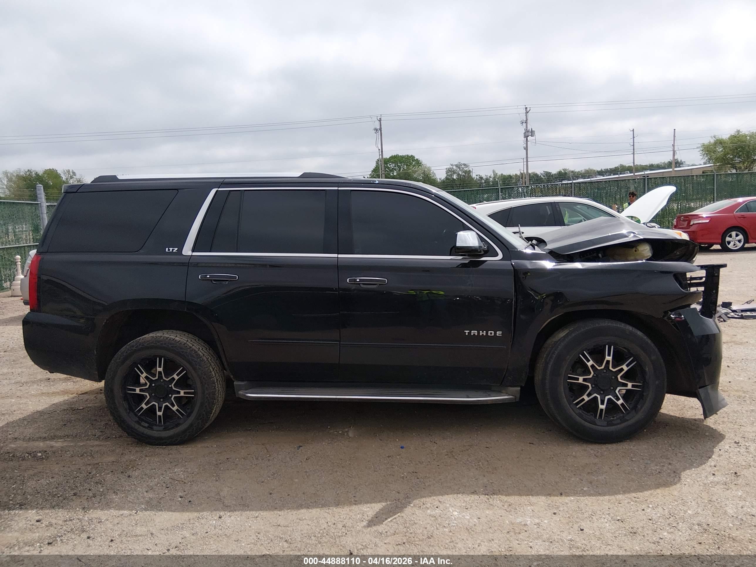 2015 Chevrolet Tahoe Ltz Black vin: 1GNSKCKC2FR239086