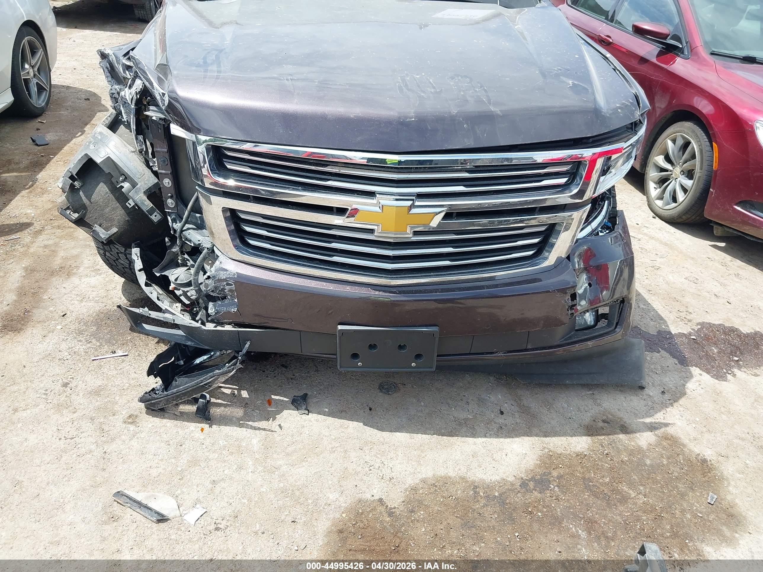 2015 Chevrolet Tahoe Ltz Коричневый vin: 1GNSKCKC2FR539596