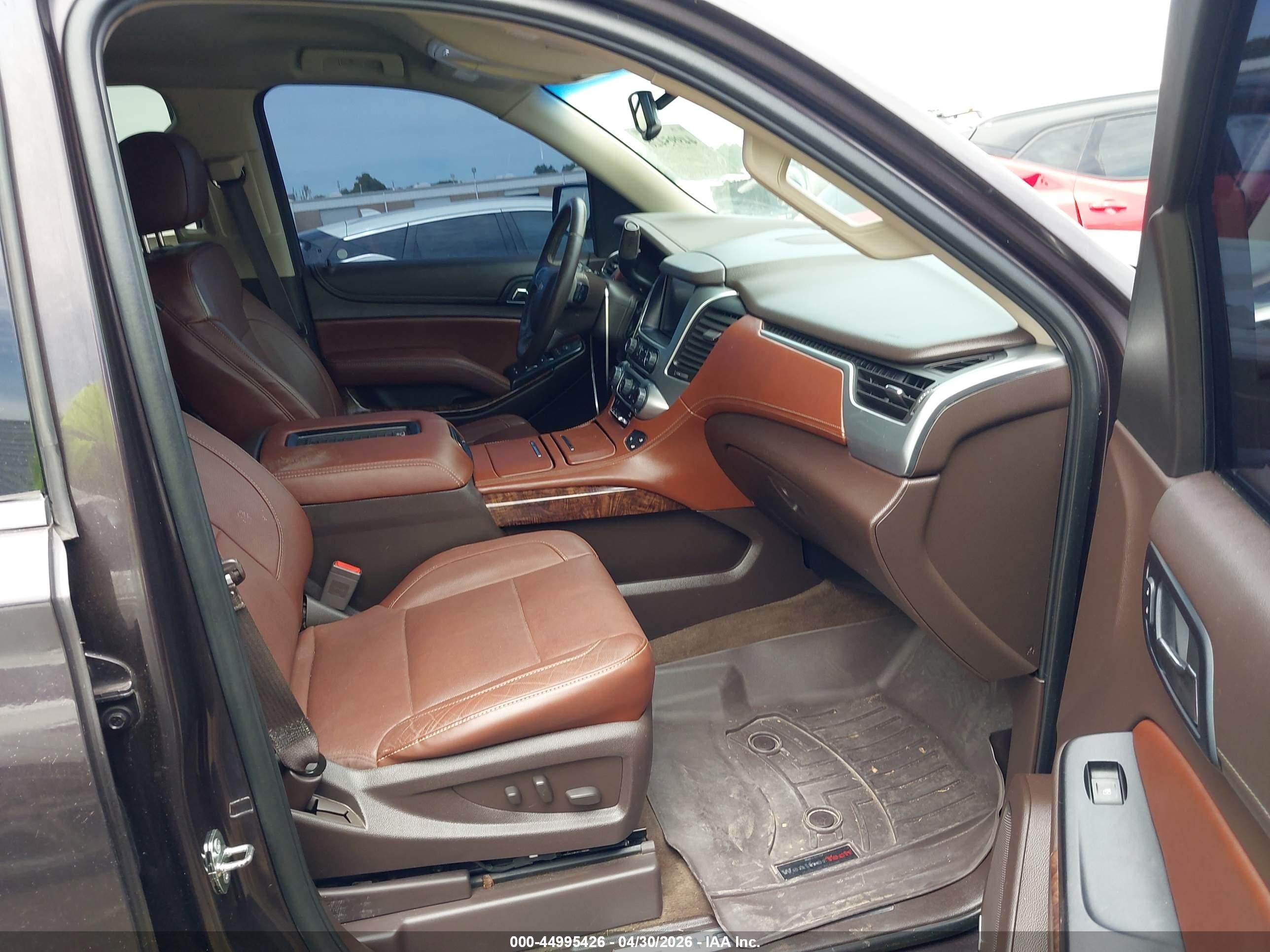 2015 Chevrolet Tahoe Ltz Коричневый vin: 1GNSKCKC2FR539596