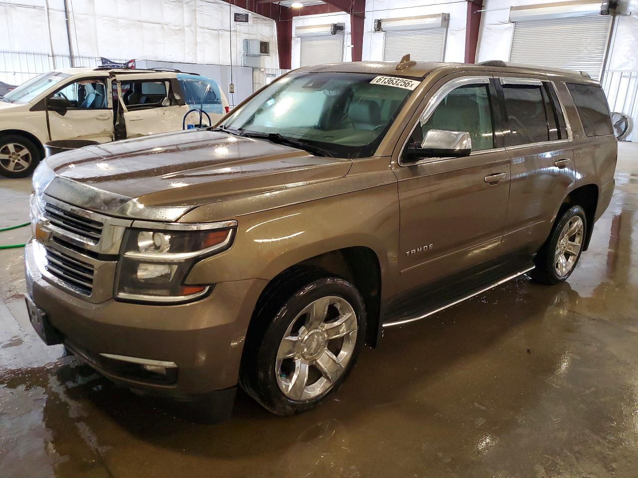 2015 Chevrolet Tahoe K1500 Ltz Brown vin: 1GNSKCKC2FR541140