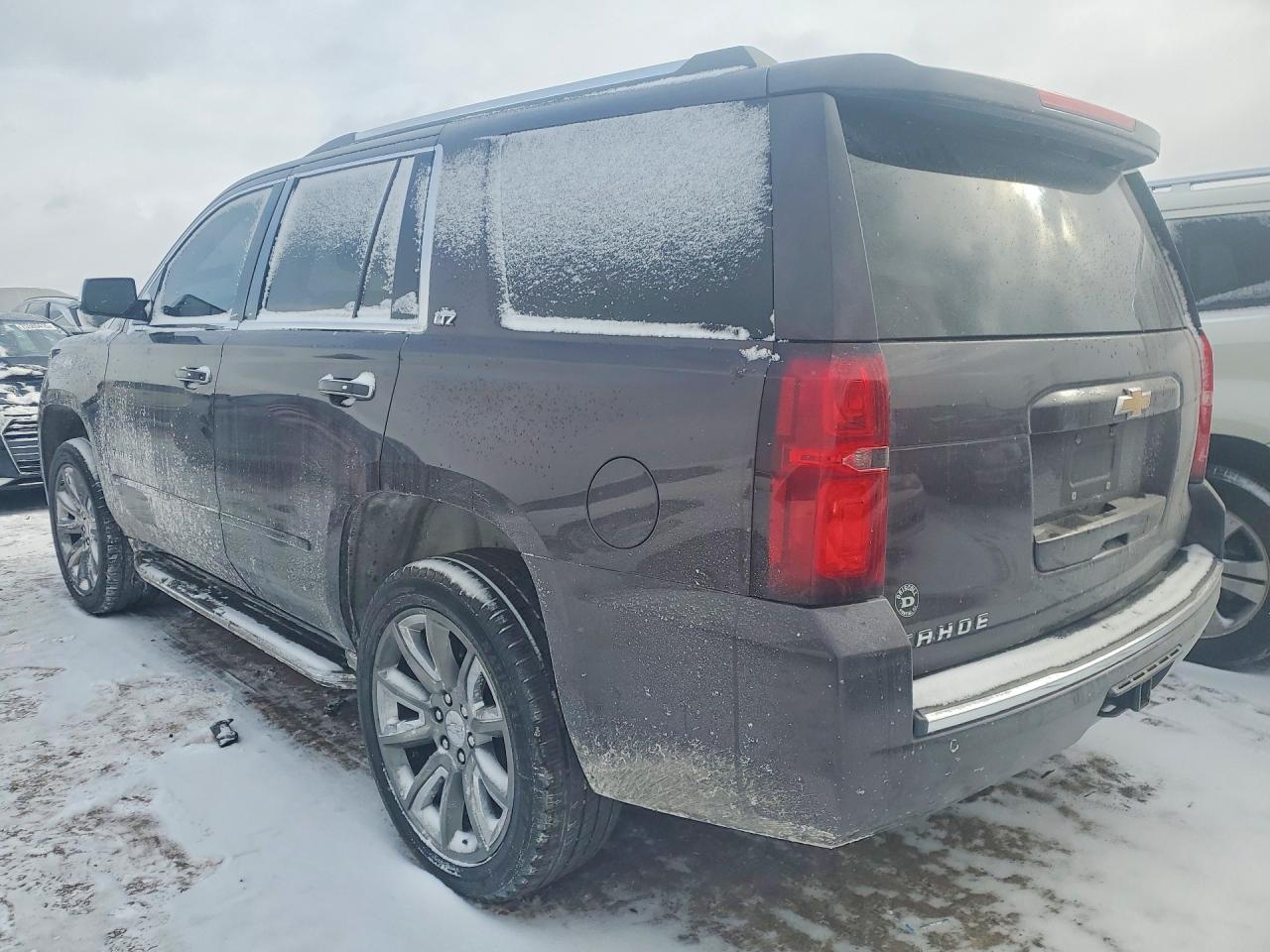 2015 Chevrolet Tahoe K1500 Ltz Gray vin: 1GNSKCKC3FR118034