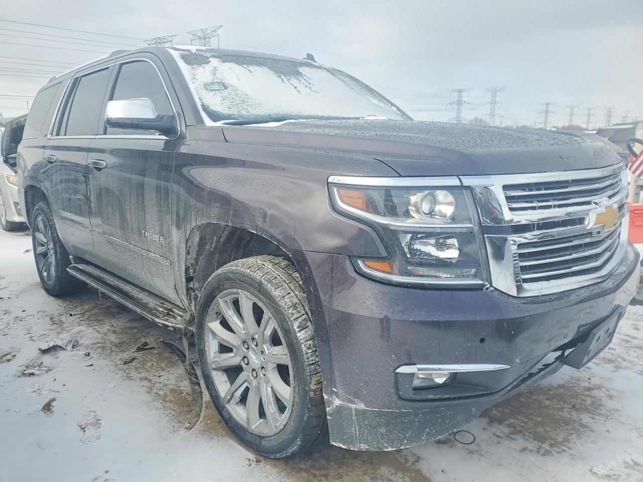 2015 Chevrolet Tahoe K1500 Ltz Gray vin: 1GNSKCKC3FR118034
