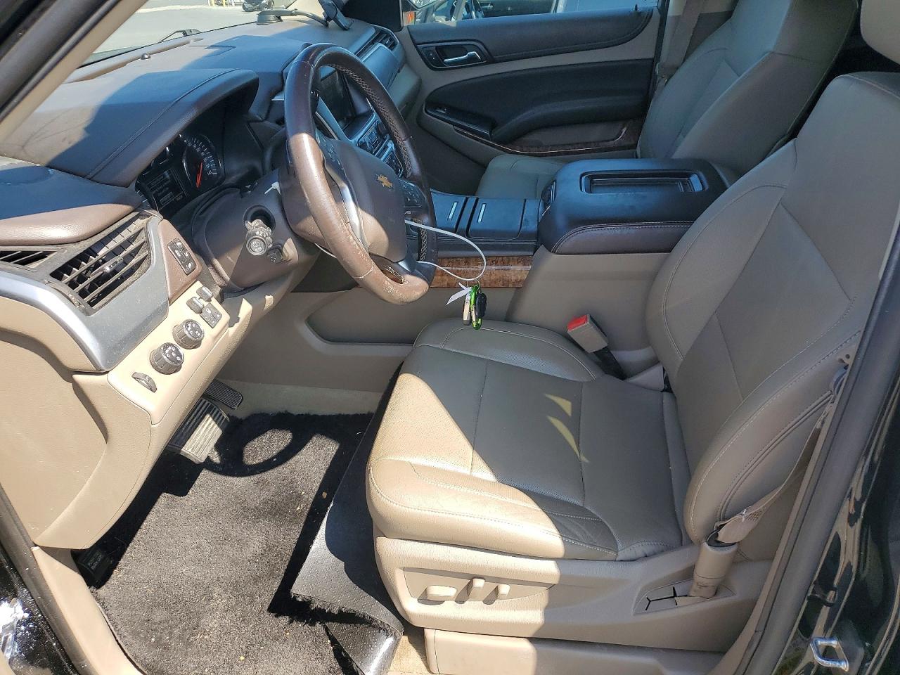 2015 Chevrolet Tahoe K1500 Ltz Black vin: 1GNSKCKC3FR161255