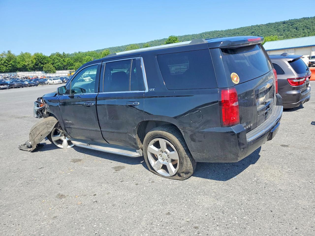 2015 Chevrolet Tahoe K1500 Ltz Black vin: 1GNSKCKC3FR161255