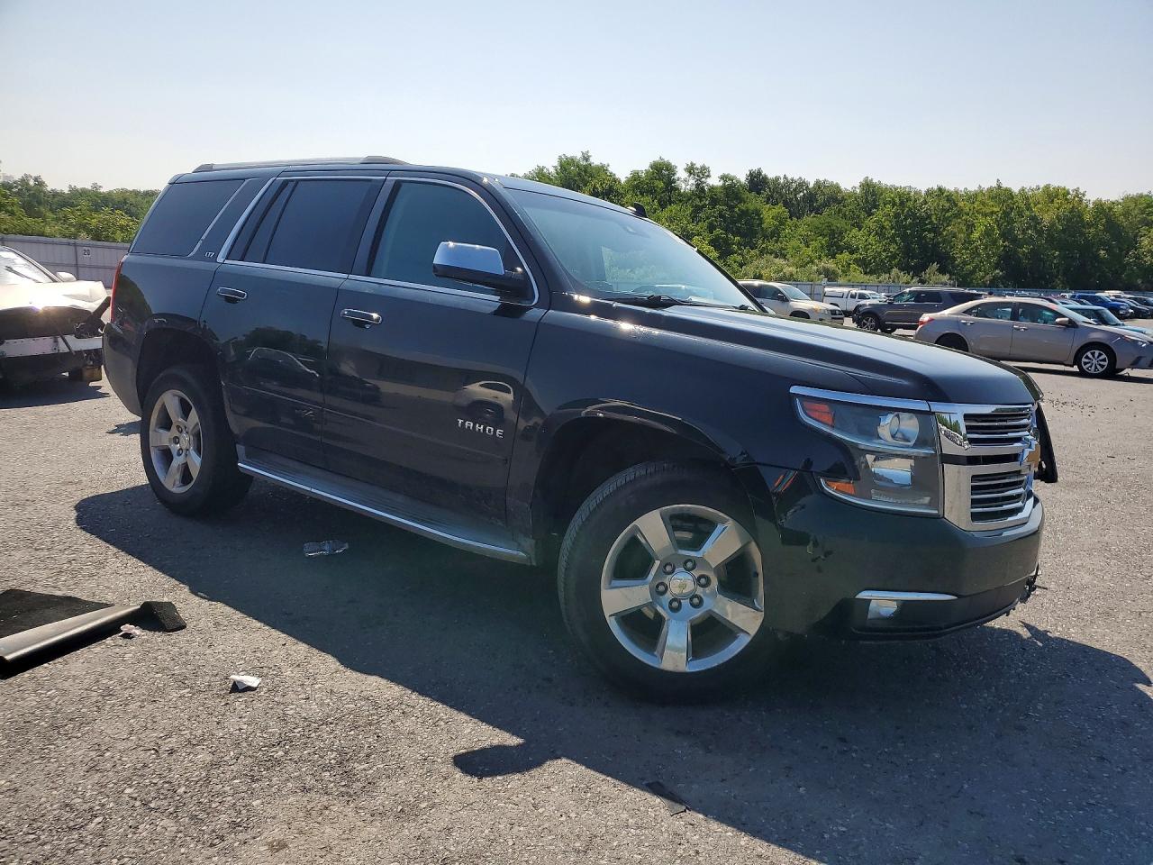 2015 Chevrolet Tahoe K1500 Ltz Black vin: 1GNSKCKC3FR161255