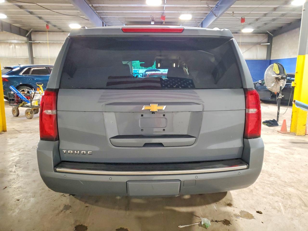 2015 Chevrolet Tahoe K1500 Ltz Gray vin: 1GNSKCKC3FR686655