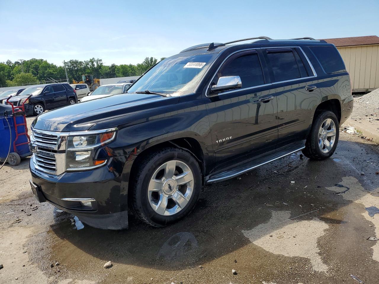 2015 Chevrolet Tahoe K1500 Ltz Black vin: 1GNSKCKC3FR733408