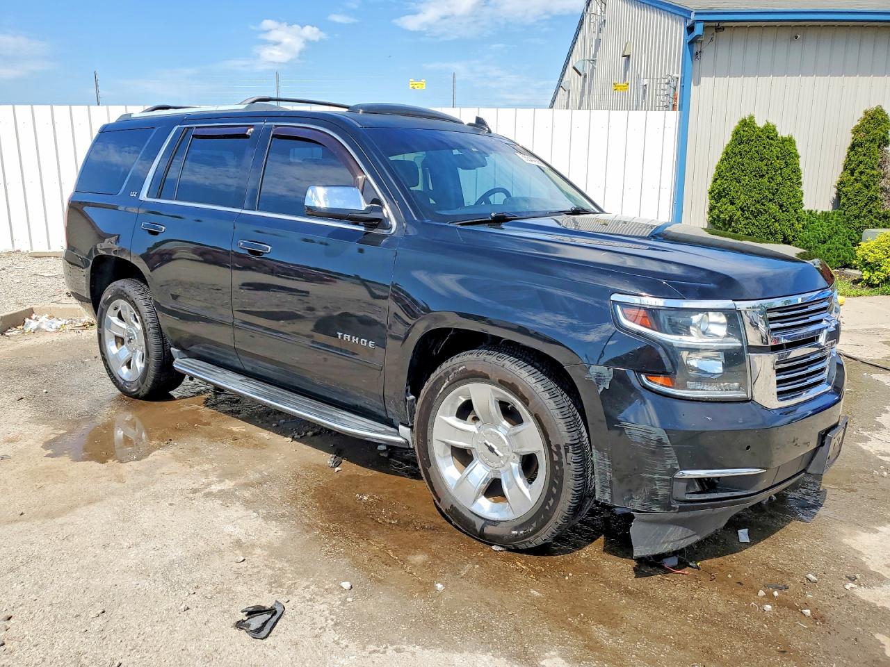 2015 Chevrolet Tahoe K1500 Ltz Black vin: 1GNSKCKC3FR733408