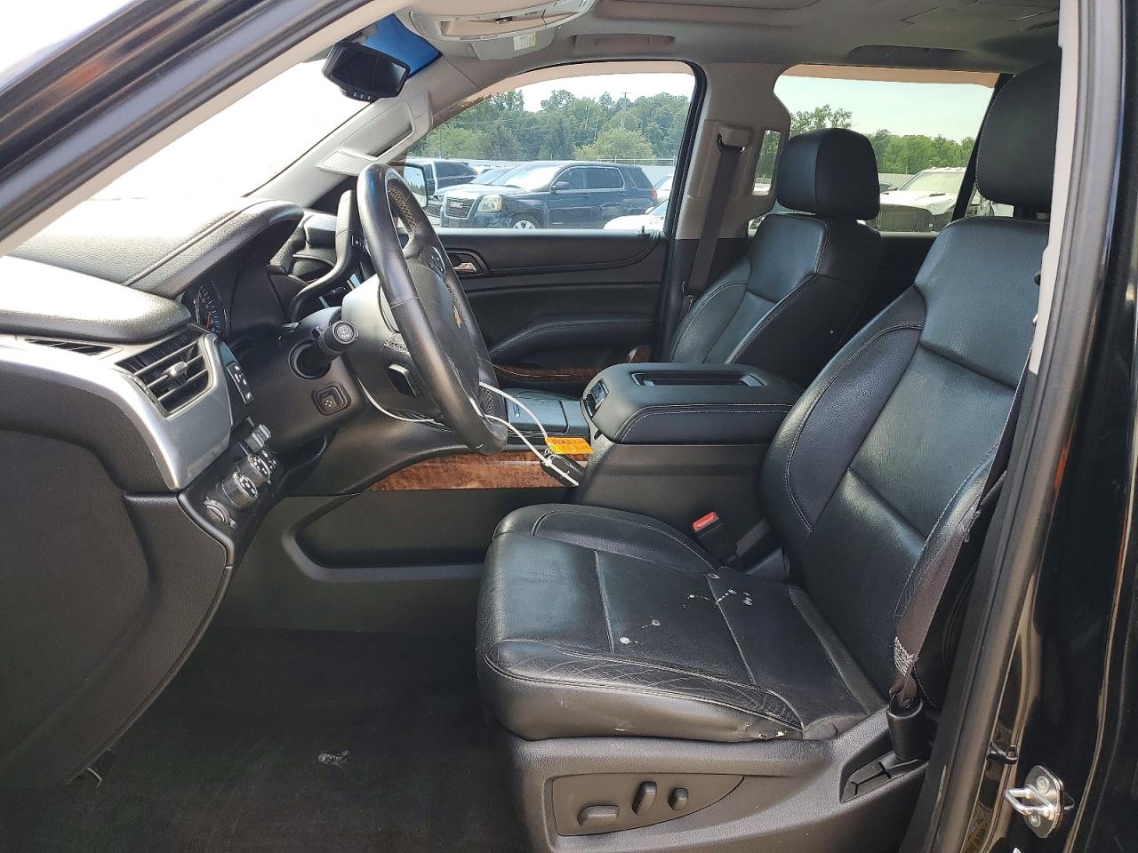 2015 Chevrolet Tahoe K1500 Ltz Black vin: 1GNSKCKC3FR733408