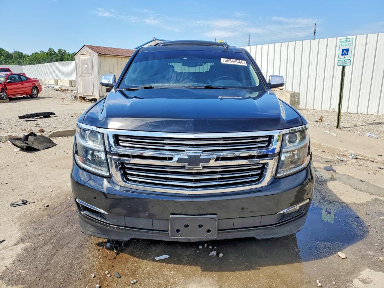 2015 Chevrolet Tahoe K1500 Ltz Black vin: 1GNSKCKC3FR733408