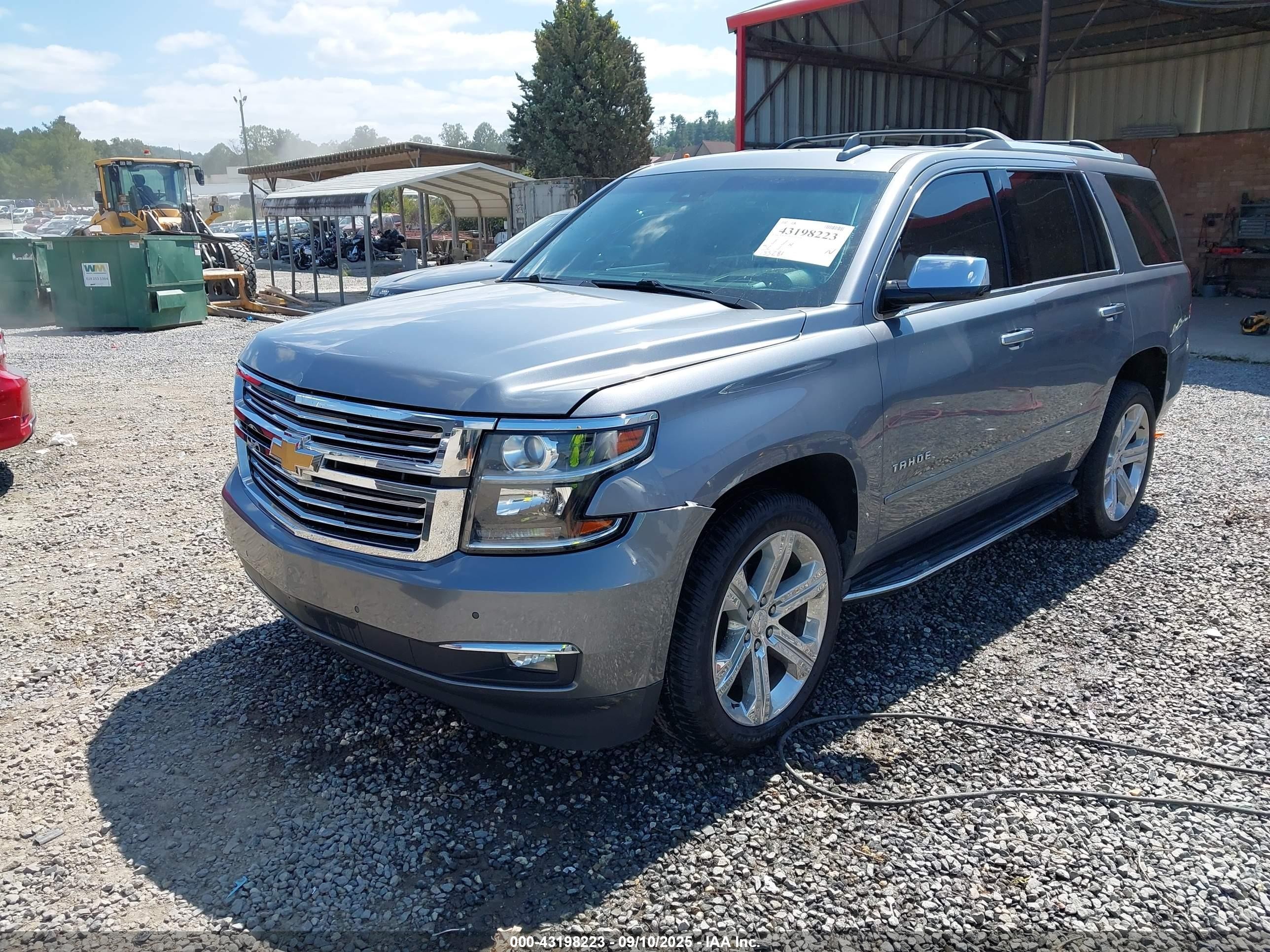 2018 Chevrolet Tahoe Premier Серый vin: 1GNSKCKC3JR170241